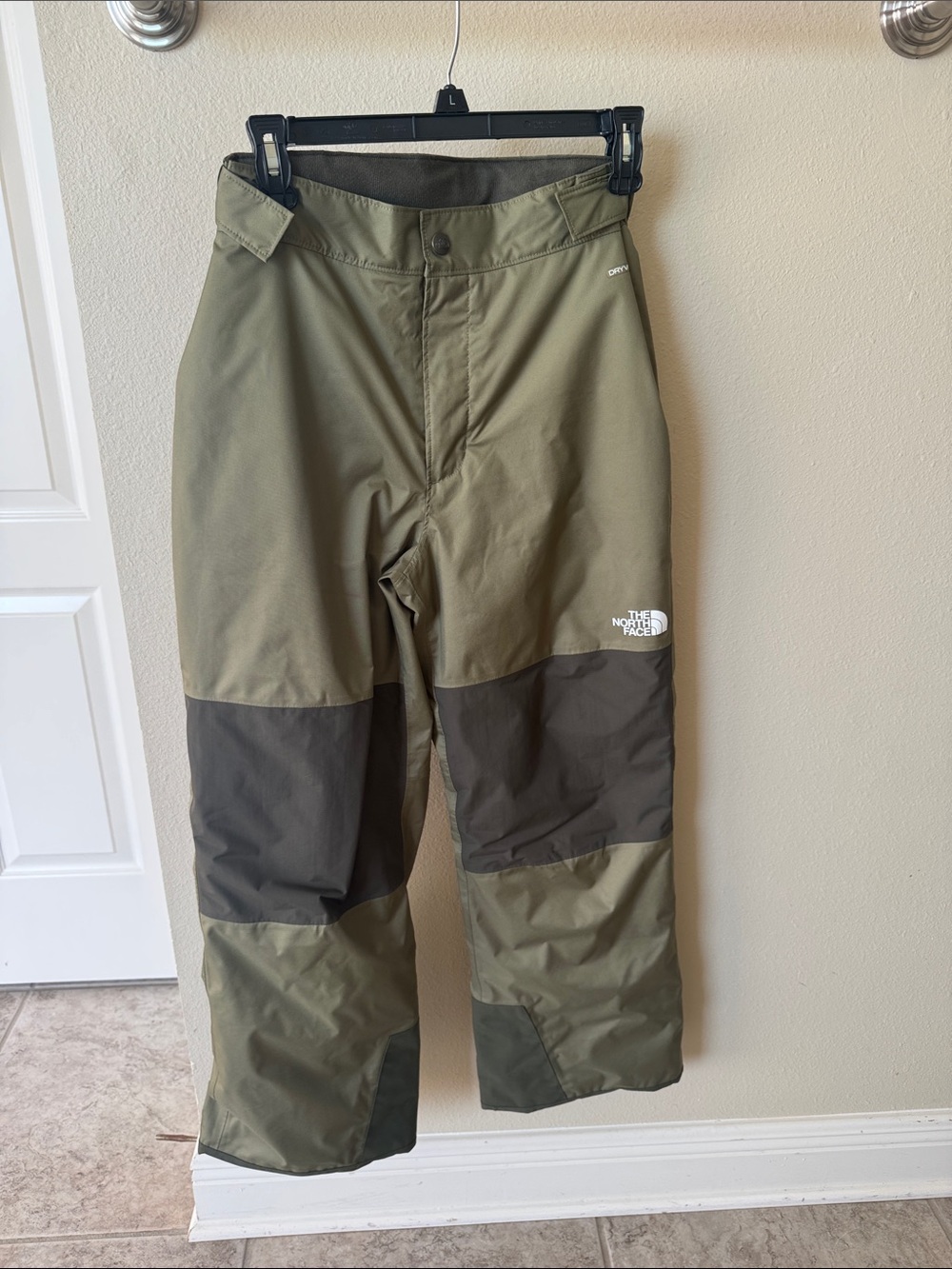 The North Face Two-Tone Olive Snow Pants